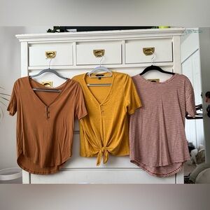 Madewell and Banana Republic Tees